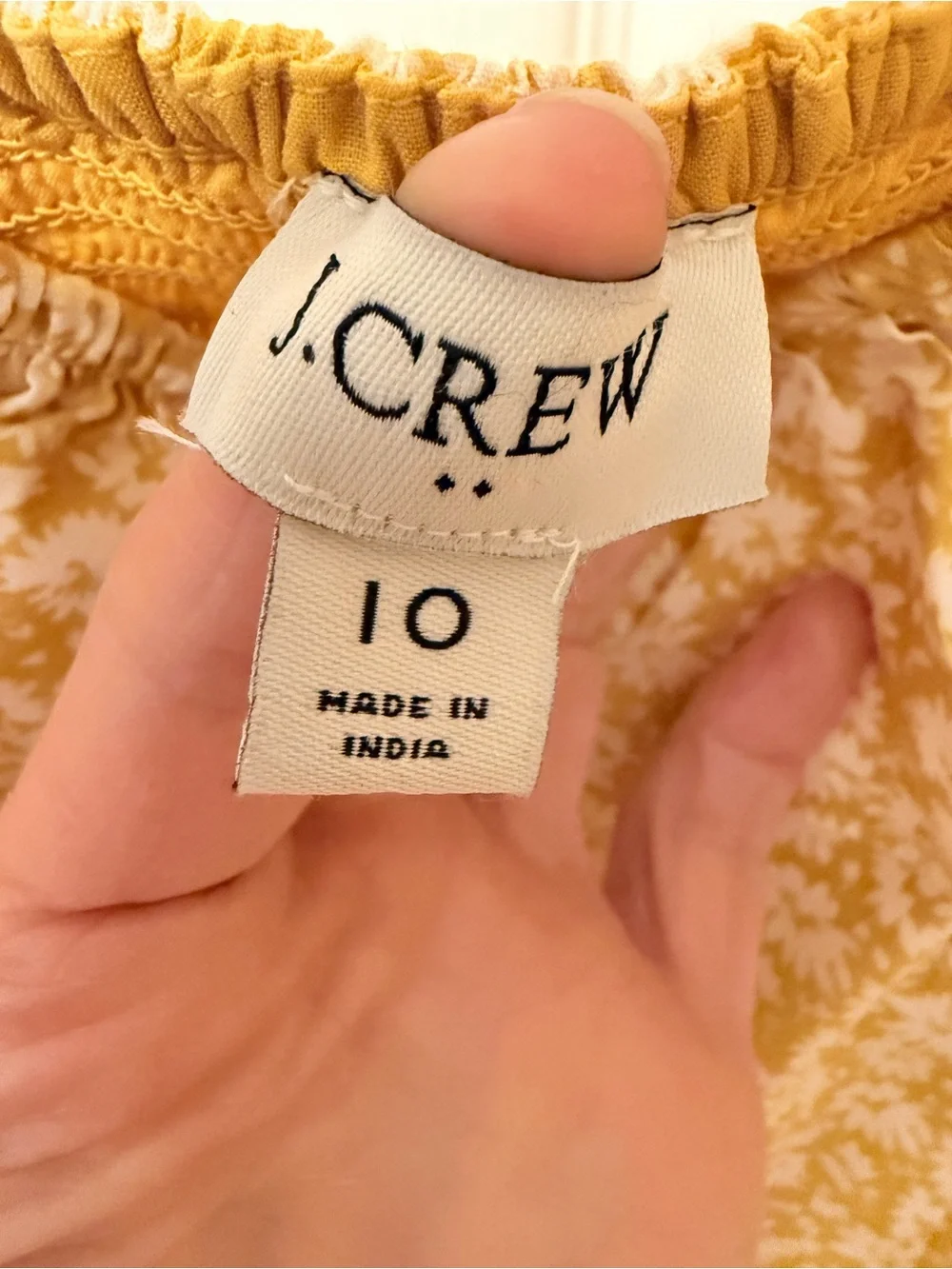 J Crew Factory Yellow Floral Ruffle Midi Dress - Women's Summer Sundress - Picture 4 of 6